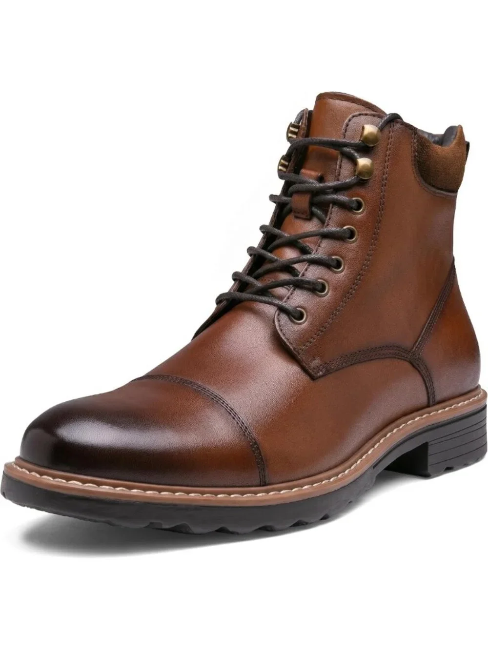 Stylish Men's Leather Chukka Boots - Versatile Dress Footwear for Any Occasion